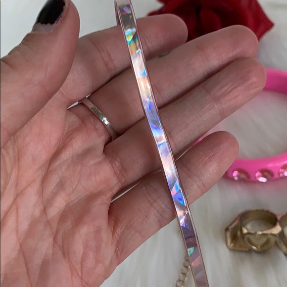 FUNKY JEWELRY LOT- 90’S CHOKER, RING, EARRINGS - Picture 7 of 10